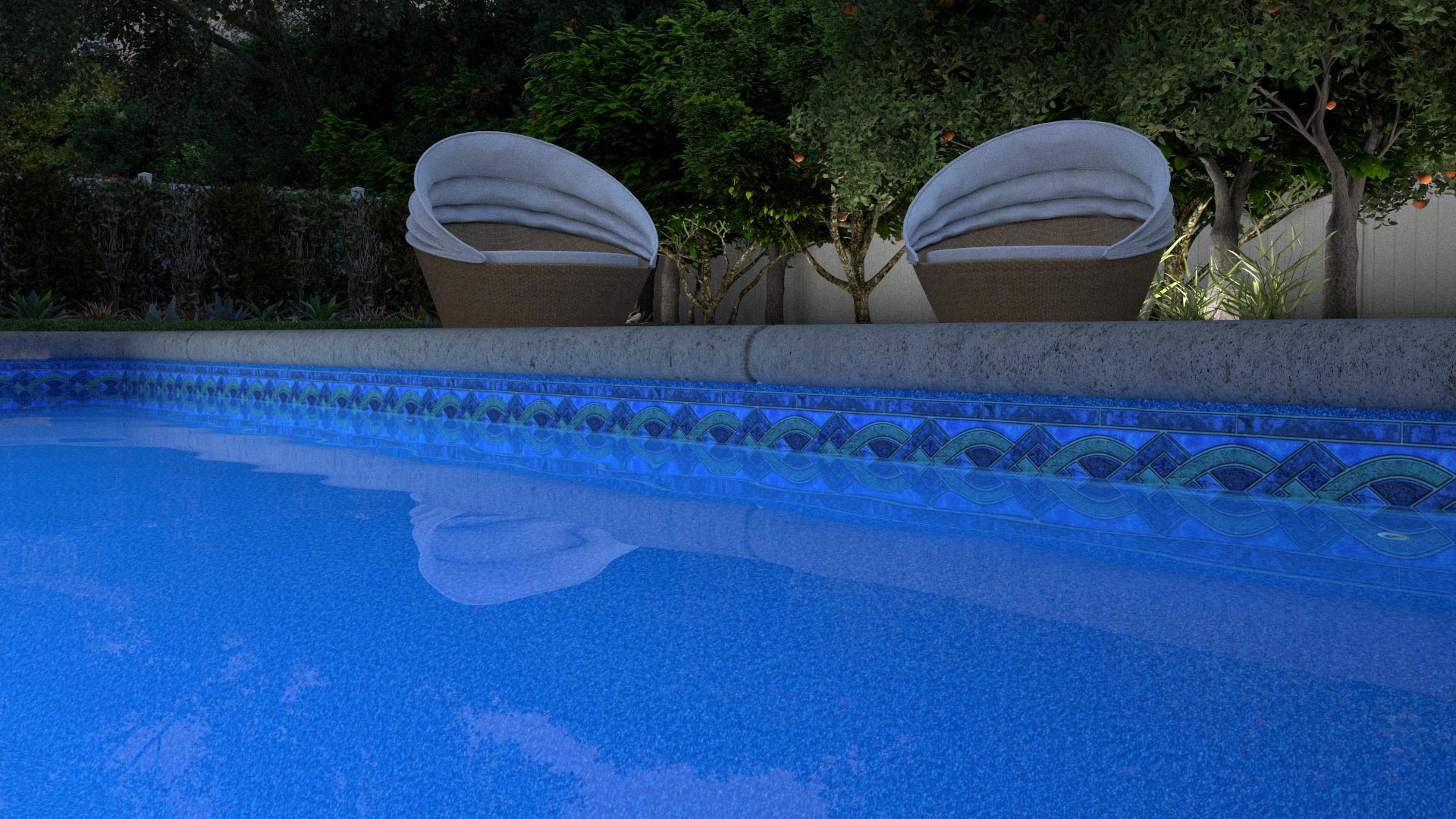 Indigo Marble / Blue Granite | Best Pool Liners